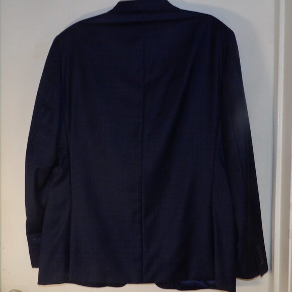 NWT Calvin Klein Navy Wool Blazer / Suit Coat Sz 44R - Picture 8 of 9